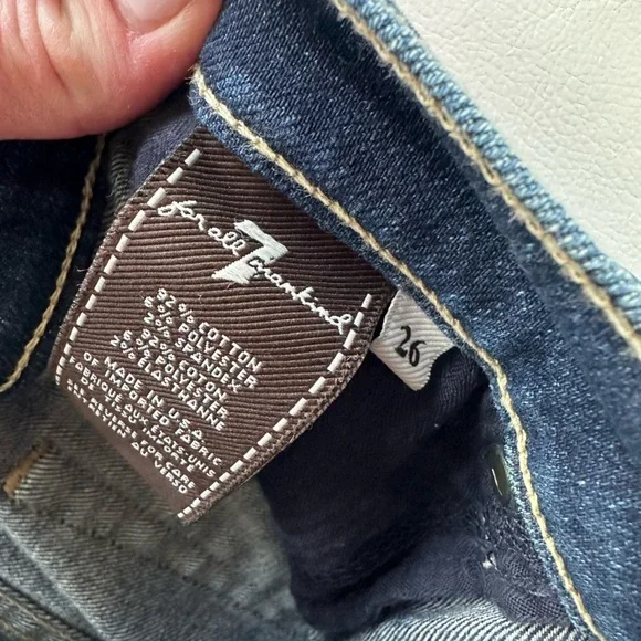 Seven 7 skinny jeans size 26 blue - Picture 3 of 4
